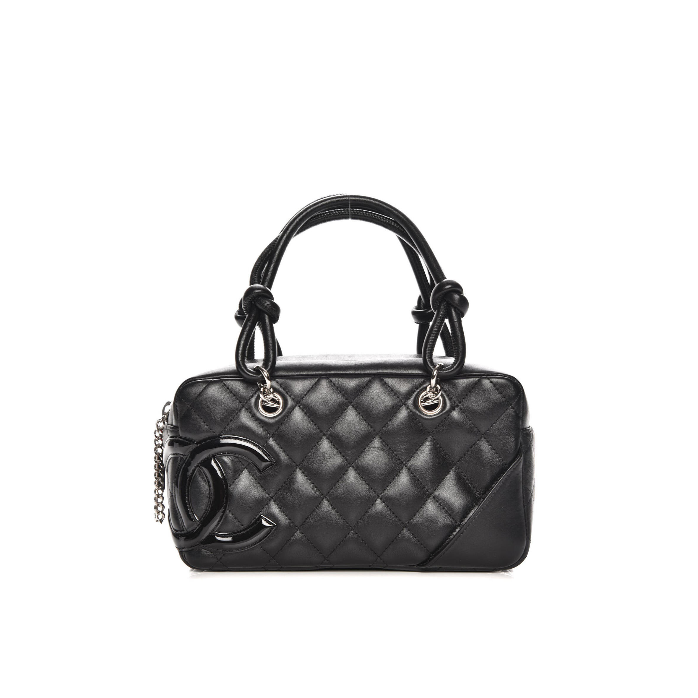 CHANEL MASTER CAMBON BOWLER BAG QUILTED LEATHER SMALL A29792 (21*12*9cm)